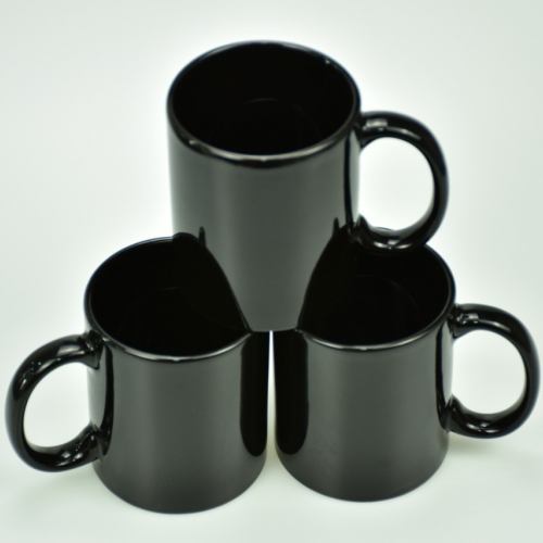 Colored Mugs Black